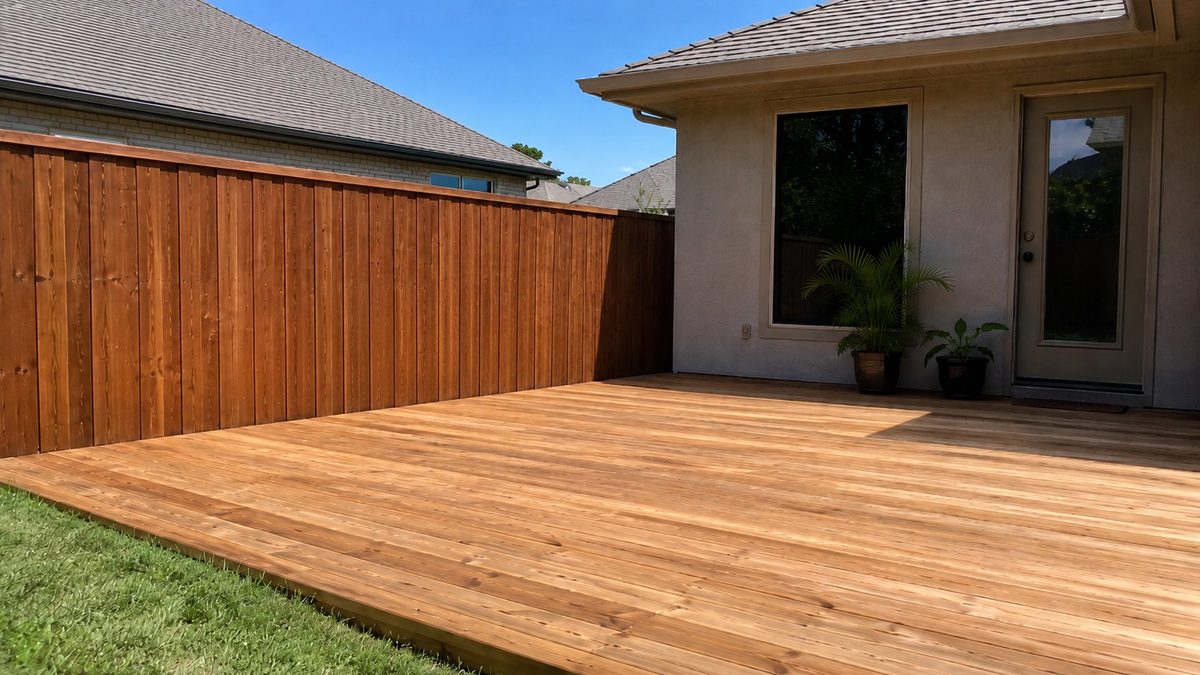Fence & Deck in the Rio Grande Valley
